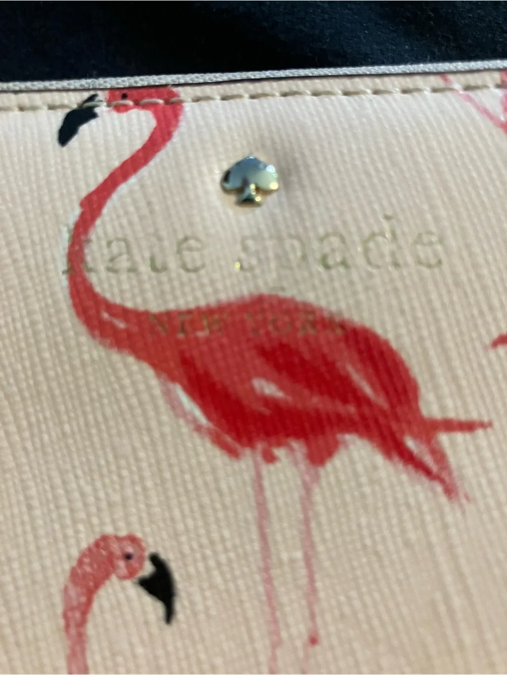 Kate Spade Cedar Street Flamingos Lacey continental wallet